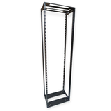40U Adjustable Depth Open Rack 4 Post 19" 350-450mm Deep MACARAC 19" Inch Sheetmetal