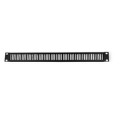 1U Vent Panel 19" Rack-Mount Black MACARAC 19" Inch Sheetmetal