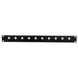 1U BNC PANEL 10 WAY (steel) (19" Inch Rack-Mount Application) MACARAC 19" Inch Sheetmetal