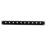 1U BNC PANEL 10 WAY (steel) (19" Inch Rack-Mount Application) MACARAC 19" Inch Sheetmetal