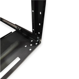 9U Adjustable Depth Open Rack 4 Post 19" 450-700MM Deep MACARAC 19" Inch Sheetmetal