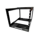 9U Adjustable Depth Open Rack 4 Post 19" 450-700MM Deep MACARAC 19" Inch Sheetmetal