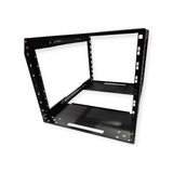 9U Adjustable Depth Open Rack 4 Post 19" 450-700MM Deep MACARAC 19" Inch Sheetmetal