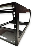 6U Adjustable Depth Open Rack 4 Post 19" 450-700MM Deep MACARAC 19" Inch Sheetmetal