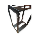 15U Adjustable Depth Open Rack 4 Post 19" 350-450mm Deep