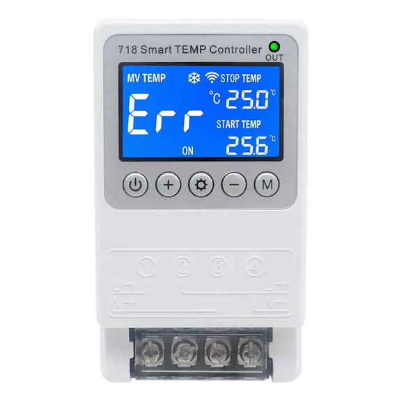 Din Rail Remote Control Wifi Smart Adjustable Temperature Fully Automatic Hot Water Temperature Controller Probe Optional