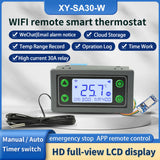 SA30 SA10 WIFI Remote Control Thermostat 6-30V 110-220V Digital Temperature Controller Module APP Temperature Collection Alarm