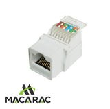 CAT6 Jack UTP Keystone Fits Unloaded Patch Panel