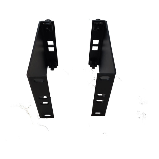 2U Recess Bracket 100mm Deep (19" Inch Rack-Mount Application) - MACARAC 19" Inch Sheetmetal