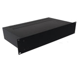 2U Rack Mount 19" Rack Mount Case 88mm X 483mm X 250mm (BLACK)