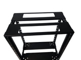 24U Adjustable Depth Open Rack 4 Post 19" 250-350mm Deep