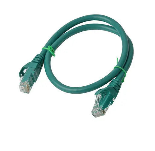 8Ware Cat6a UTP Ethernet Cable 25cm Snagless Green 8Ware