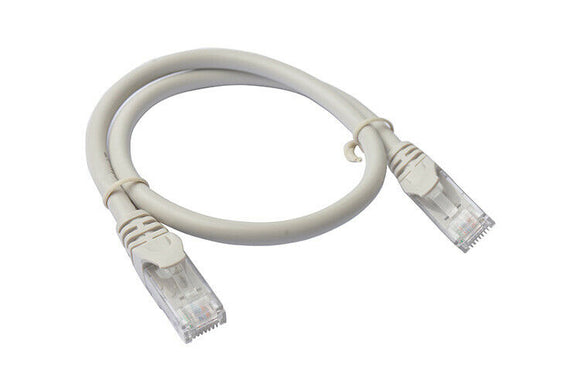 8Ware Cat6a UTP Ethernet Cable 25cm Snagless Grey