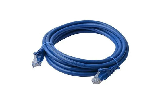 8Ware Cat6a UTP Ethernet Cable 3m Snagless Blue 8Ware