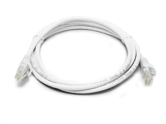 8Ware Cat6a UTP Ethernet Cable 0.5m (50cm) Snagless White 8Ware