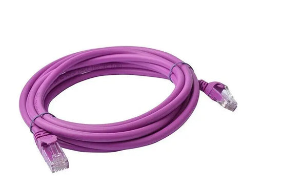8Ware Cat6a UTP Ethernet Cable 3m Snagless Purple 8Ware