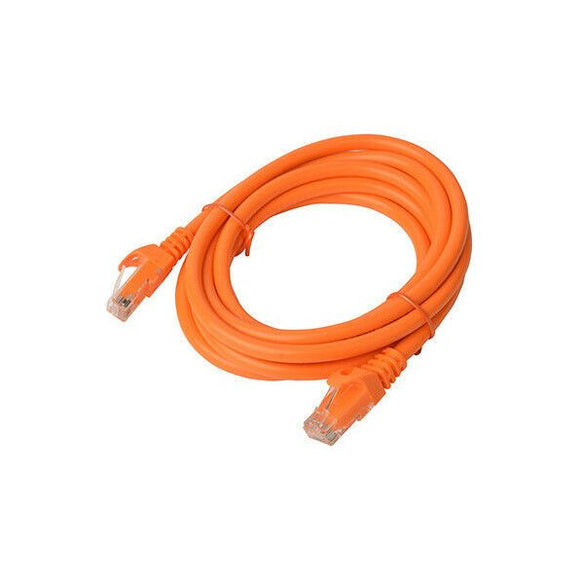 8Ware Cat6a UTP Ethernet Cable 3m Snagless Orange