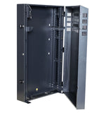 Vertical Wall Mount Cabinet 2RU Horizontal, 4RU Vertical