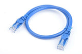 8Ware Cat6a UTP Ethernet Cable 25cm Snagless Blue