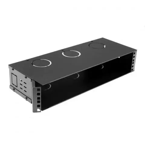 CERTECH 2RU 200mm Deep 19" Enclosed Wall Mount Bracket Certech