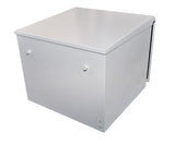 12U 400mm Deep IP65 Rated Non-Vented Outdoor Wall Mount Cabinet