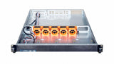 TGC Rack Mountable Server Chassis 1U 650mm Depth, 4x 3.5" Int Bays, 1 x Full Height PCIE Slots, ATX MB, 1U PSU