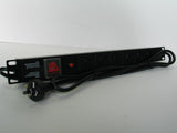 1U 6 WAY POWER DISTRIBUTION UNIT (PDU) 19" Inch Rack-Mount Application