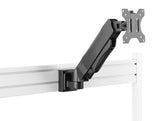 Brateck Slatwall Gas Spring Monitor Arm, Effortless Monitor Height Adjustment with Gas Spring, for 13"-27" Screen, Up to 6.5kg/Screen