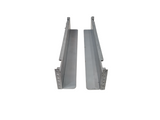 Adjustable Depth Heavy Equipment Support Bracket Set