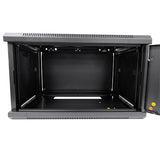 6U 450mm LDR Wall Mount Cabinet Flat Packed  (Provision For 2 Fans)