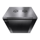 12U 450mm LDR Wall Mount Cabinet Flat Packed (Provision For 2 Fans)