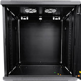 12U 450mm LDR Wall Mount Cabinet Flat Packed (Provision For 2 Fans)