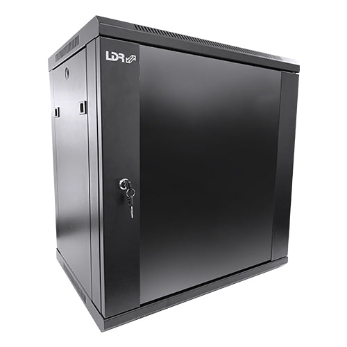12U 450mm LDR Wall Mount Cabinet Flat Packed (Provision For 2 Fans)