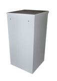 24U 600mm Deep IP65 Rated Non-Vented Outdoor Wall Mount Cabinet