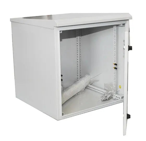 12U 400mm Deep IP65 Rated Non-Vented Outdoor Wall Mount Rack