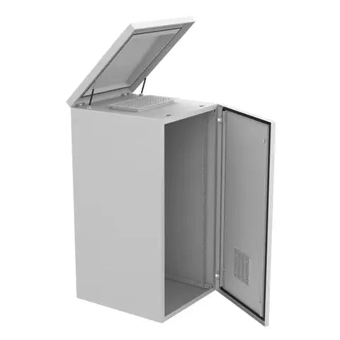 12U 400mm Deep IP65 Rated Non-Vented Outdoor Wall Mount Rack