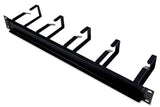 CERTECH 19" 1RU Metal Cable Management Bar, 105mm Deep