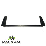 1U Steel Vertical/Horizontal Wall Mount / Under Desk Rack Bracket (Black) 19" Application