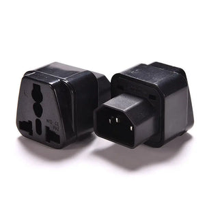 IEC 320 Plug to universal female AC adaptor converter (Suits 19" equipment) MACARAC 19" Inch Sheetmetal