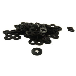 19" Rack Nylon Washers High Quality 100 Pack (19" Inch Rack Mount Application) MACARAC 19" Inch Sheetmetal