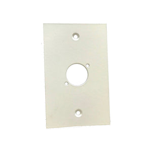 XLR  Wall Plate Double XLR (Aluminium Matt White)